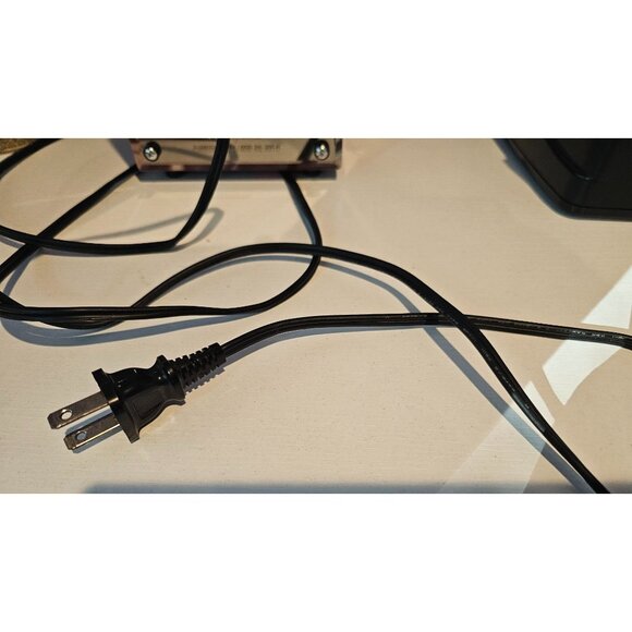 Panasonic Model RC-58 Fluorescent Clock Radio Dial Cube Mirror Front Vtg Black - Picture 9 of 9